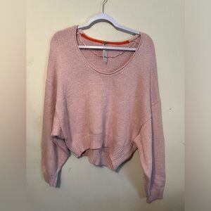 Free People NWT Perfect Day‎ Pullover In Pink Size Small OB652881